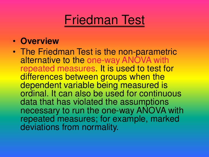 آموزش آزمون فریدمن برای رتبه بندی_amajstat.com